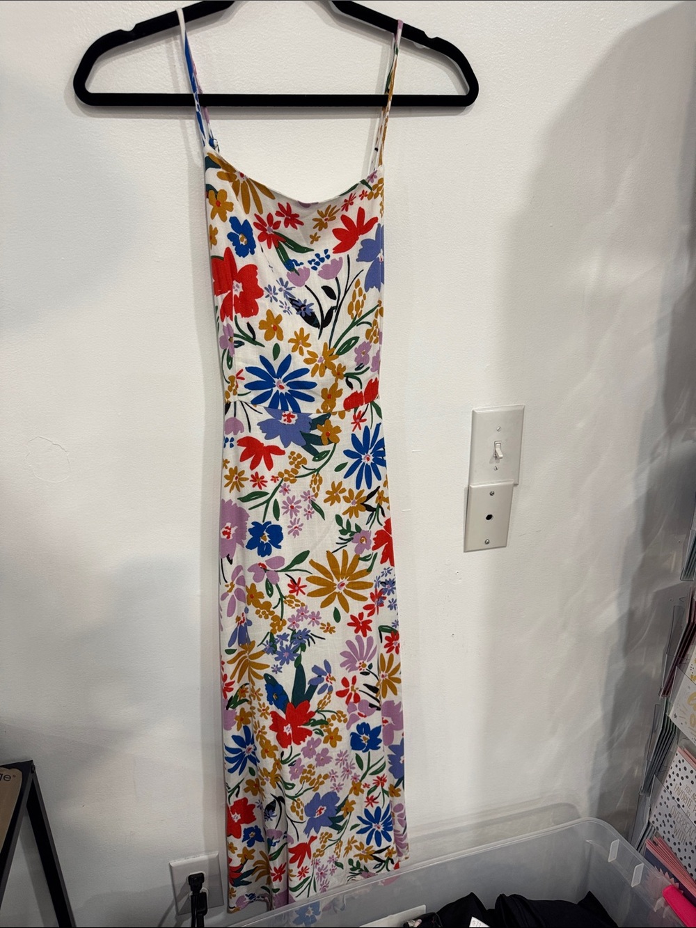 Floral Slip Dress in Multi-Color
